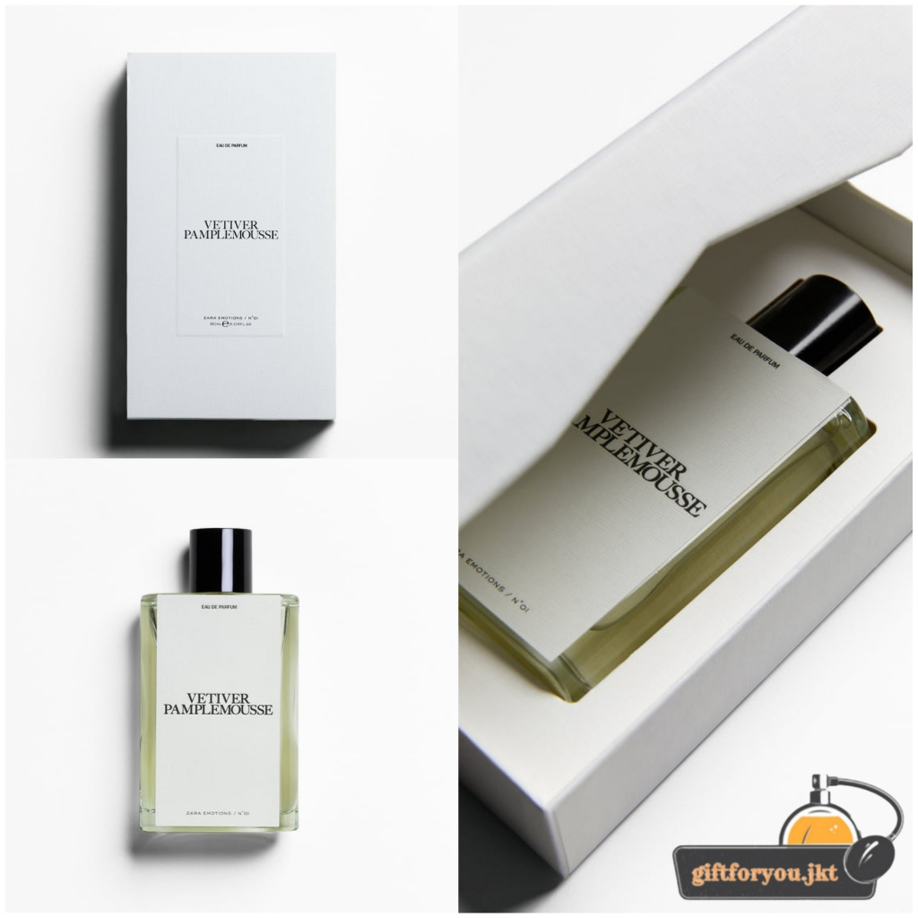 Jual Parfum Zara Vetiver Pamplemousse Zara Emotions x Jo Malone Parfum
