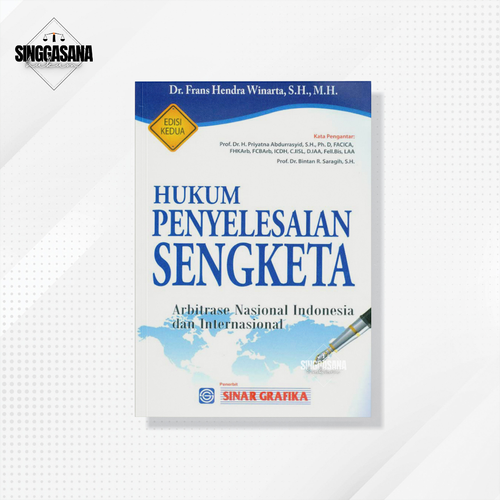 Jual Hukum Penyelesaian Sengketa Arbitase Nasional Indonesia Dan