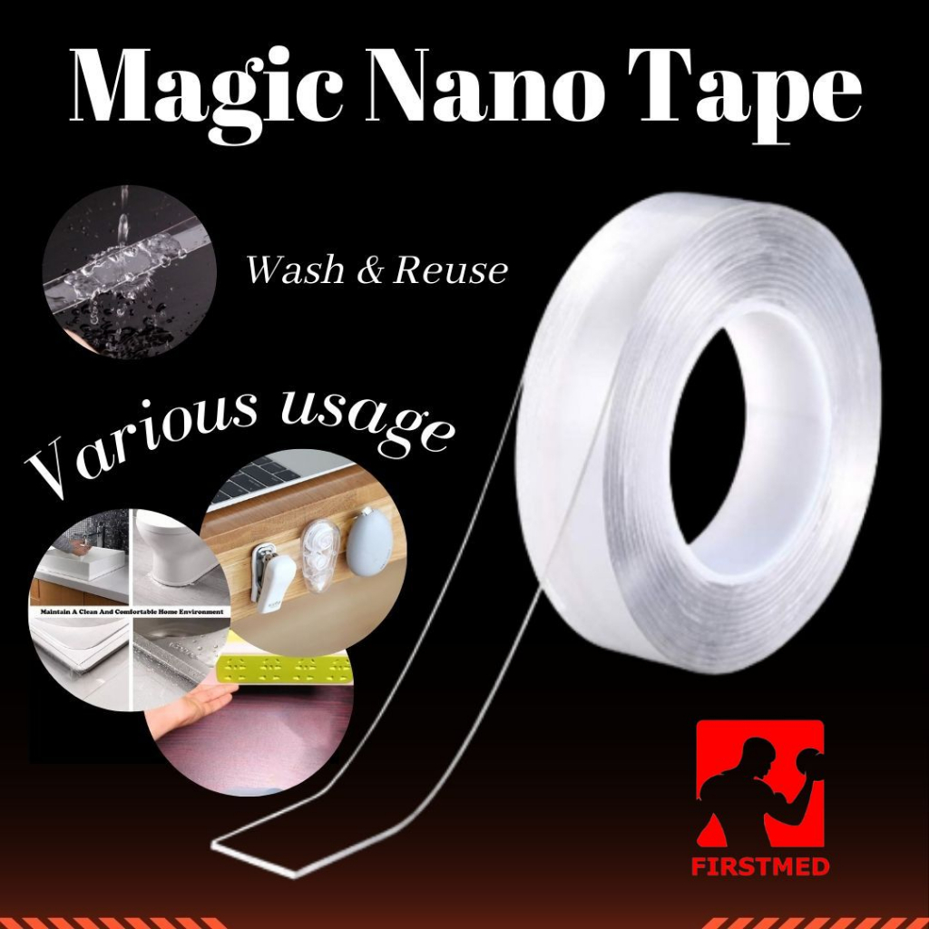 Jual Nano Tape Double Tape Isolasi Nano Double Tape Lakban Bolak Balik Nano Double Tape