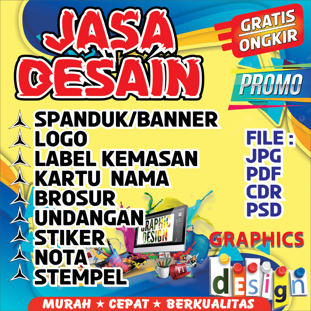 Jual Jasa Desain Grafis ( Banner/Sticker, Kartu Nama,Brosur,dll ...