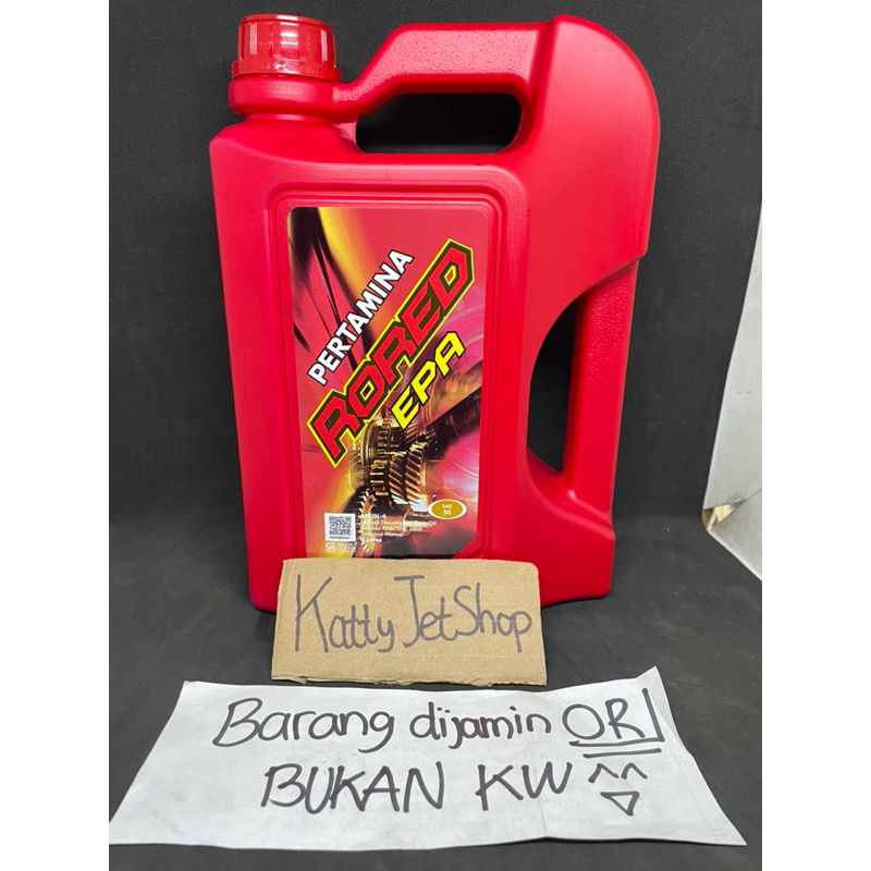 Jual oli pertamina rored epa sae90 4liter dijamin ori 100% | Shopee ...
