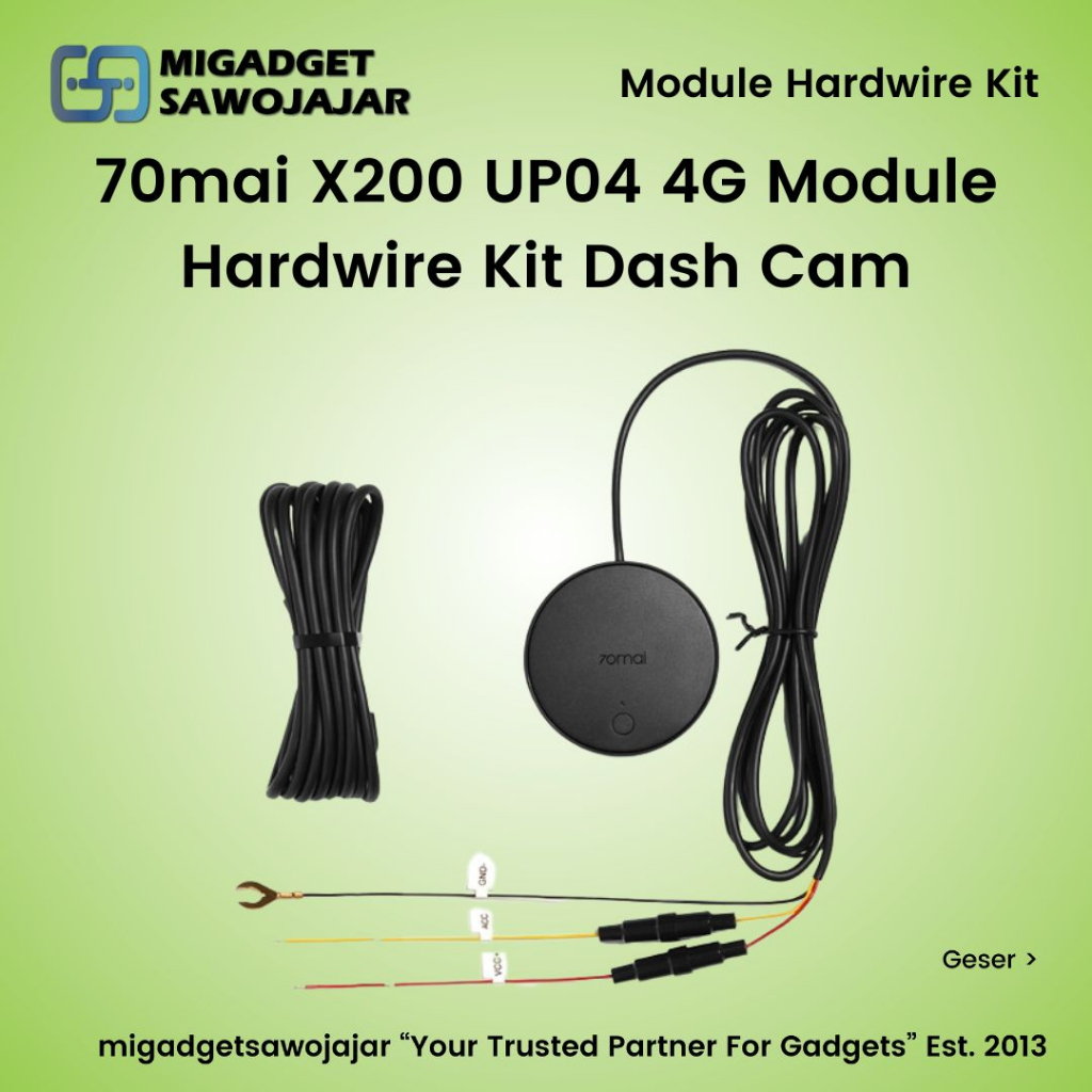 Jual 70mai X200 UP04 4G Module Hardwire Kit Dash Cam Parking Monitor ...