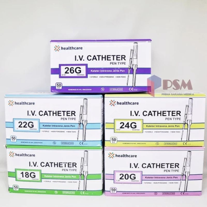 Jual IV Catheter Onehealth Healthcare / Abocath Jarum Infus Pen Type ...