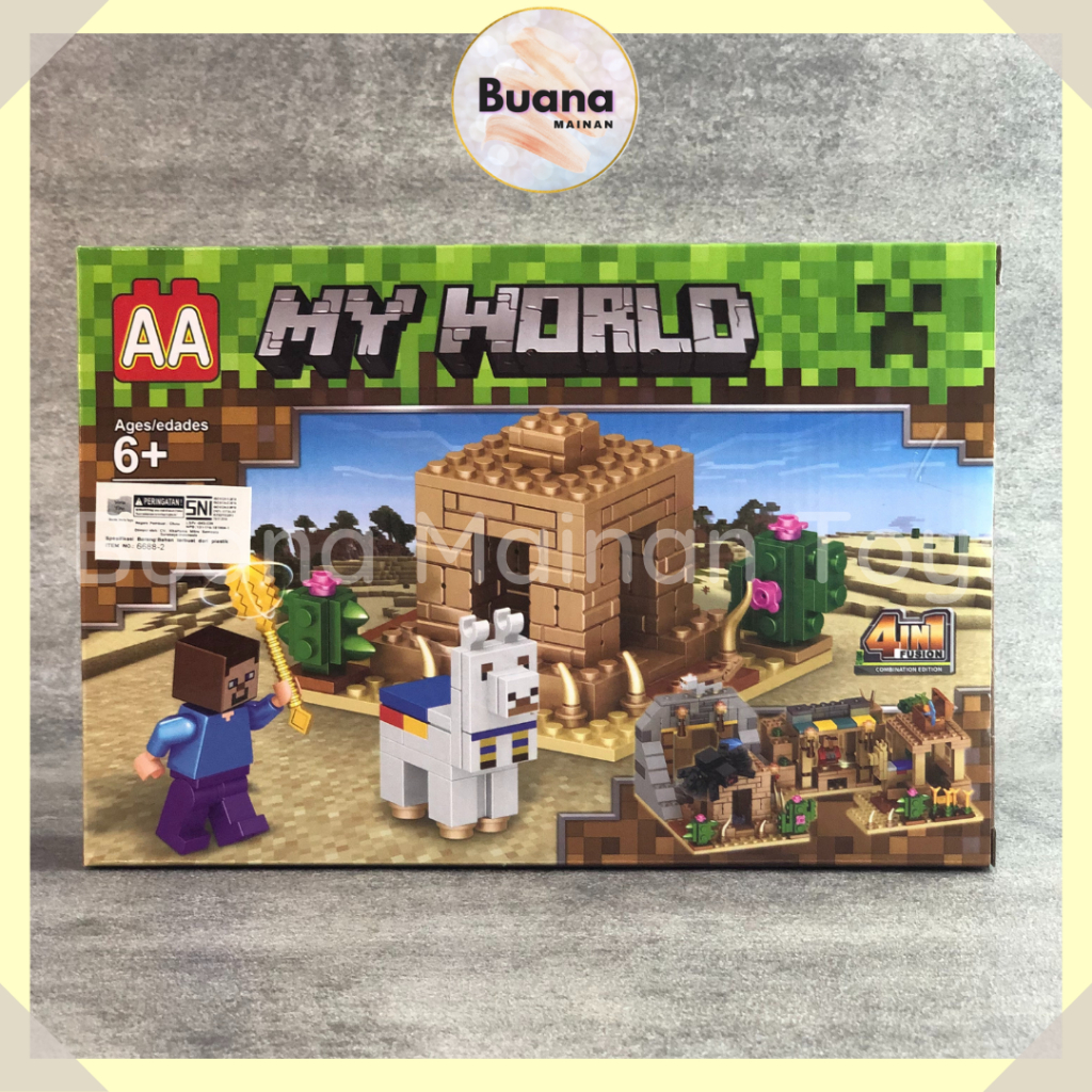 Jual BRICKS AA MY WORLD MODEL MINECRAFT FIGURE CREATE KARAKTER MAINAN ...