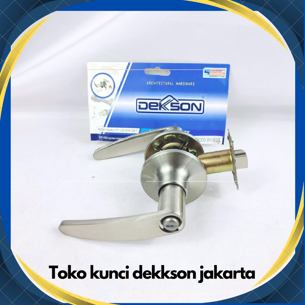 Jual Kunci Kamar Mandi Dekson Ls T Bk Sss Without Key With Knop Shopee Indonesia