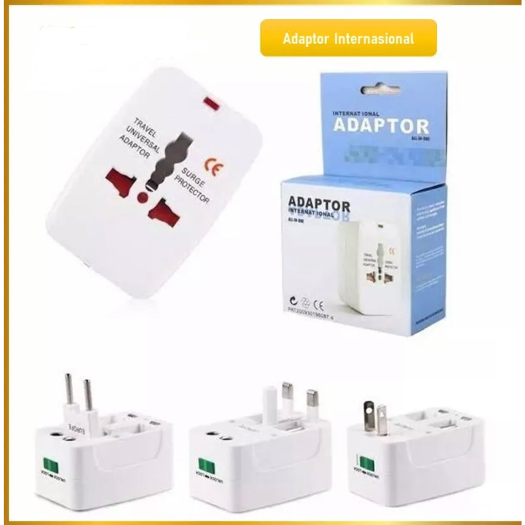 Jual Universal Travel Adapter Internasional / All In1 Home Adaptor ...