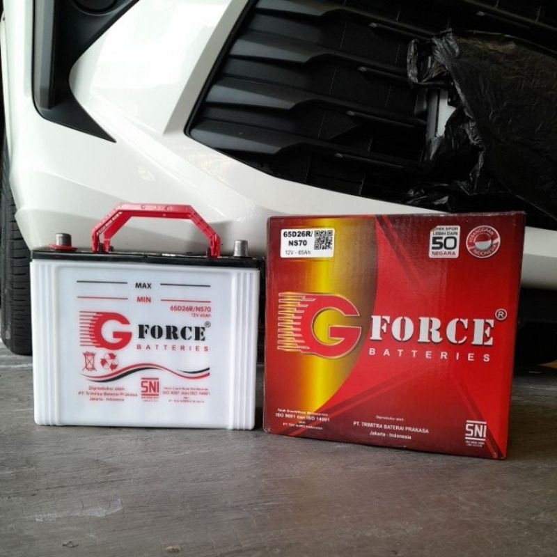 Jual Aki Mobil G Force NS70 NS 70 12V-65 Ah Kijang Diesel,Kijang Grand
