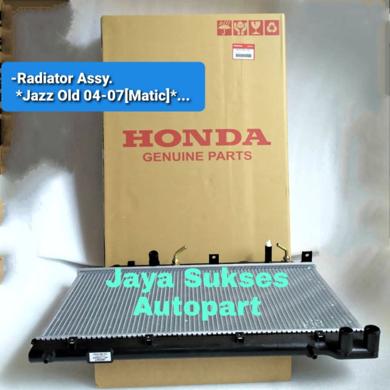 Jual Radiator assy Honda Jazz old matic Asli Original Denso | Shopee ...