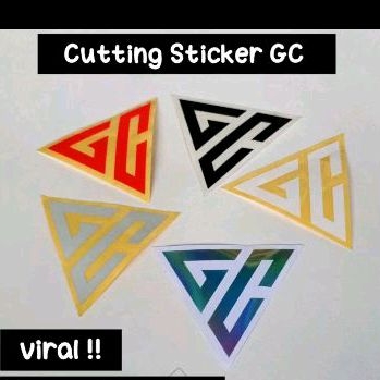 Jual stiker logo GC#stikerGC#bahan cuting nyala terbaik bukan bahan ...