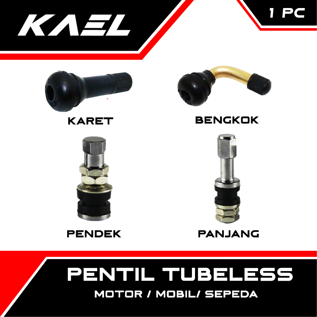 Jual Pentil Tubeless Ban Motor Mobil Sepeda Tubles Tubless Tubeles