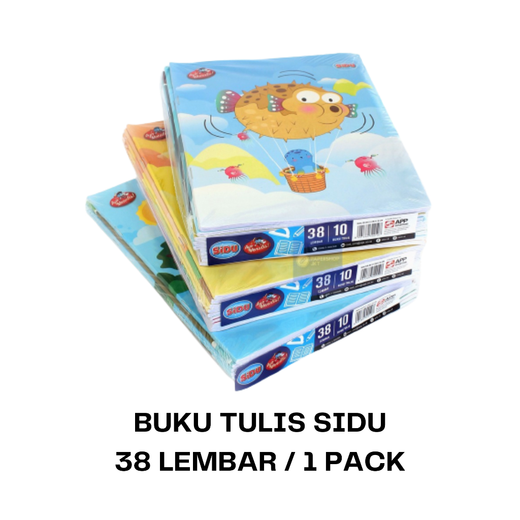 Jual BUKU TULIS SIDU ISI 38 / BUKU TULIS SIDU 38 LEMBAR ISI 10 PCS ...