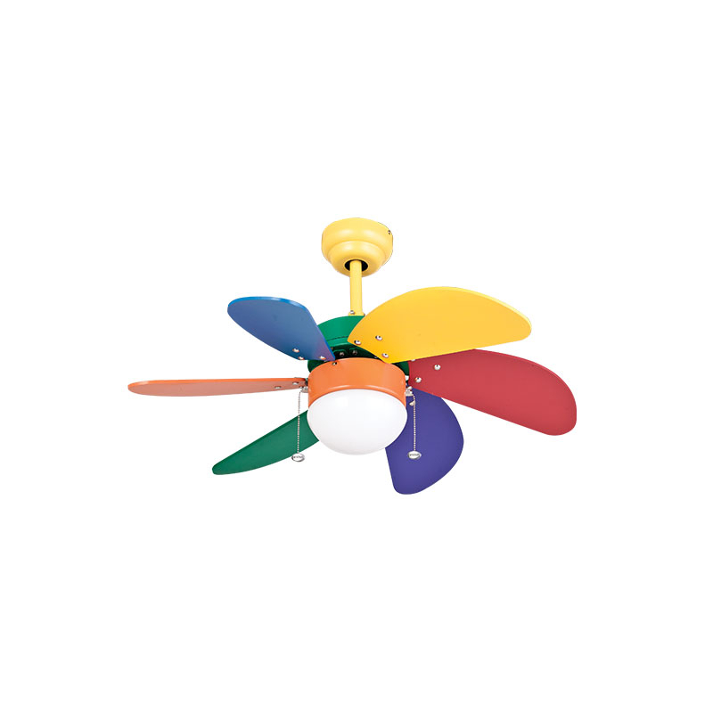 Jual Decorative Ceiling Fan Mt Edma 30in PILOT Rainbow Colorful Kipas ...