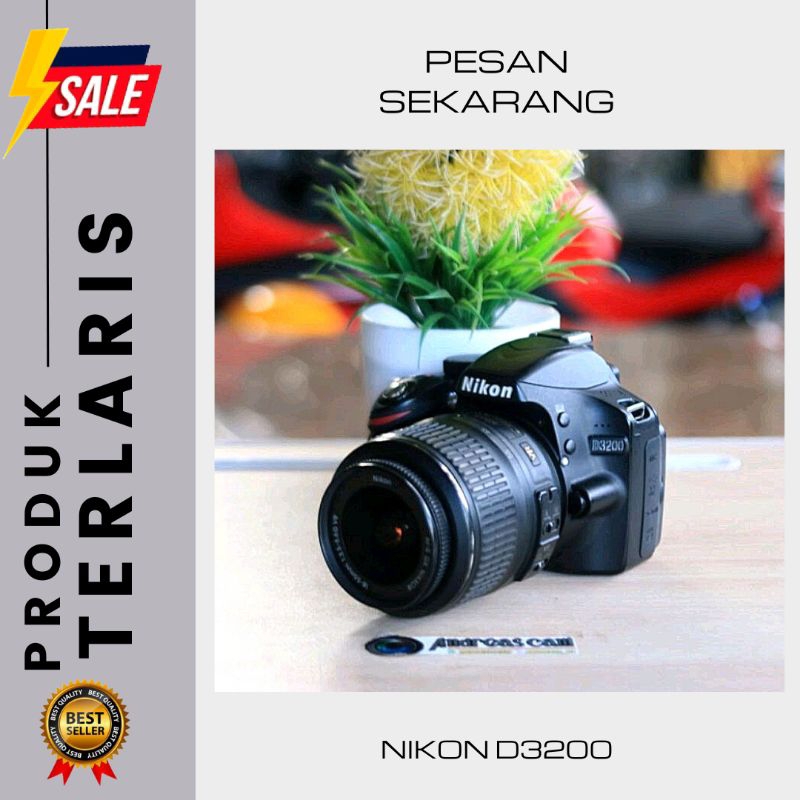 Jual NIKON D3200 MULUS TINGGAL PAKAI COCOK UNTUK PEMULA | Shopee Indonesia