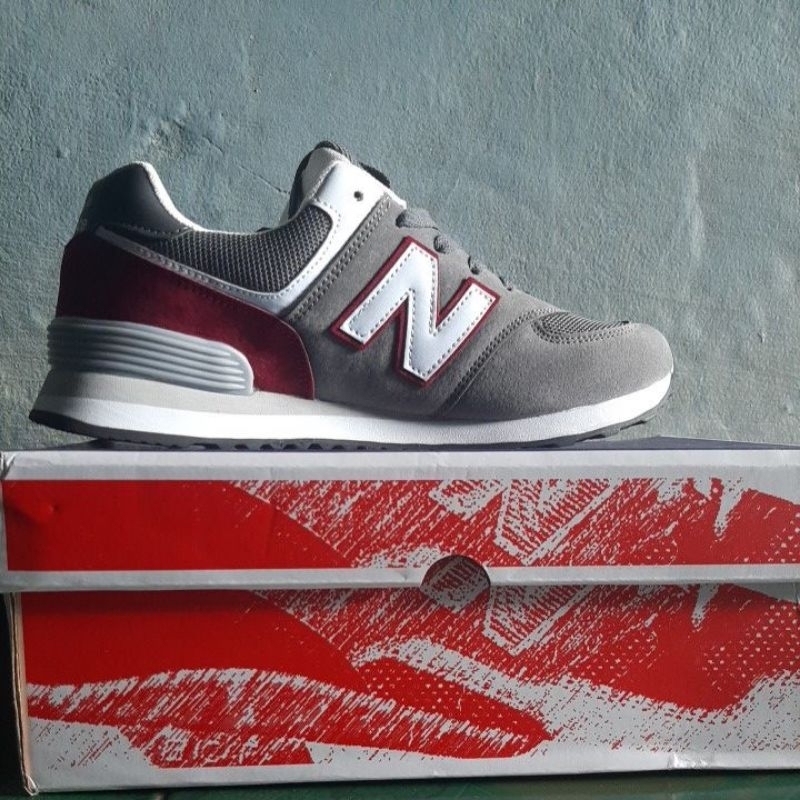 Jual NEW BALANCE 574 USA VERSION GREY Shopee Indonesia