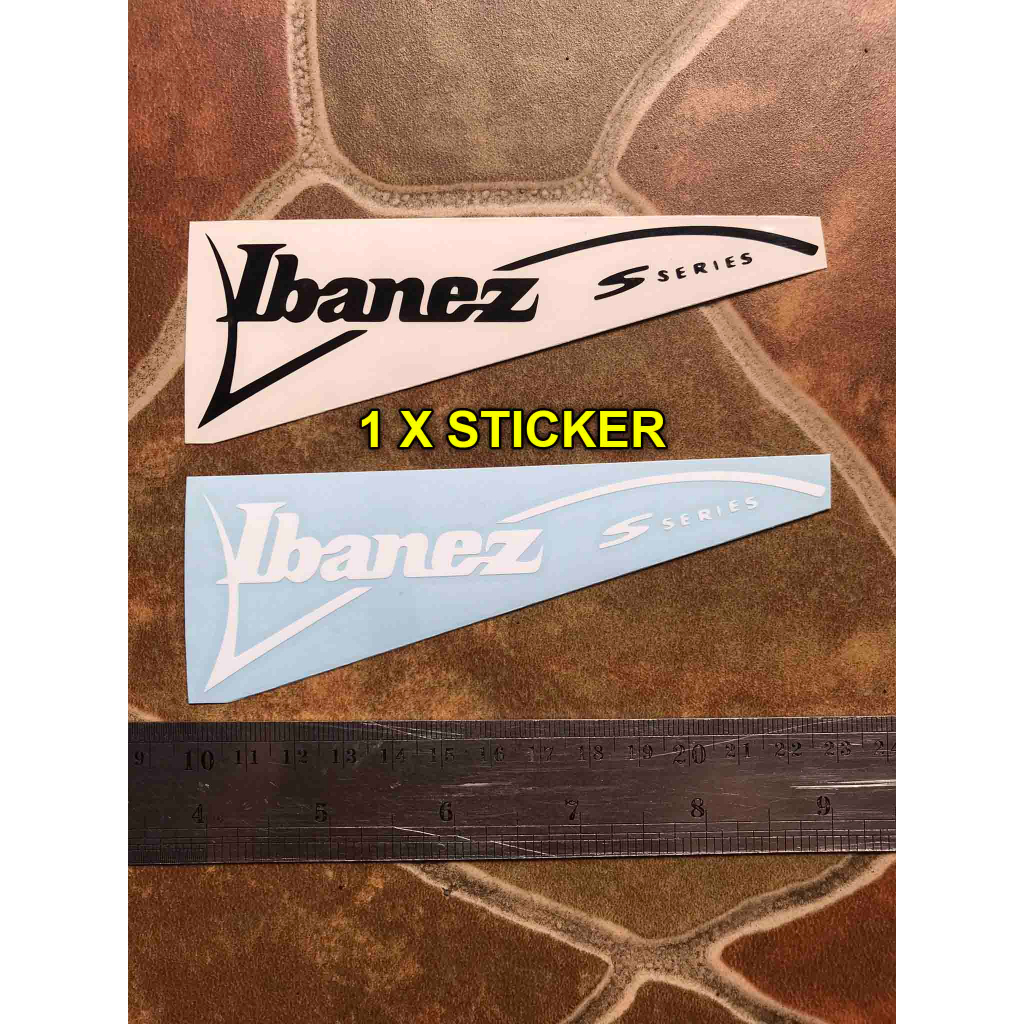 Jual Gitar Ibanez S Series Sticker Tempel Headstock Elektrik String