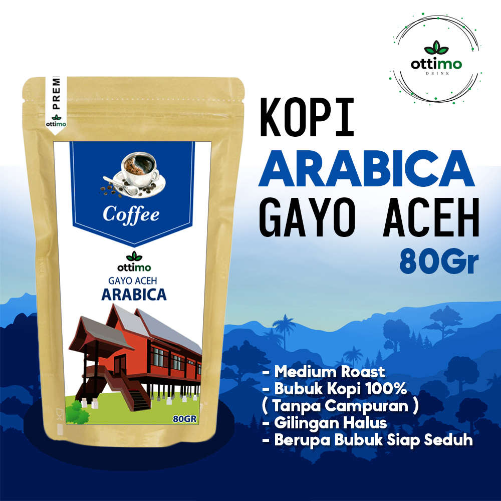 Jual Bubuk Kopi Arabica Gayo Asli Aceh Kemasan 80gr Shopee Indonesia 3683