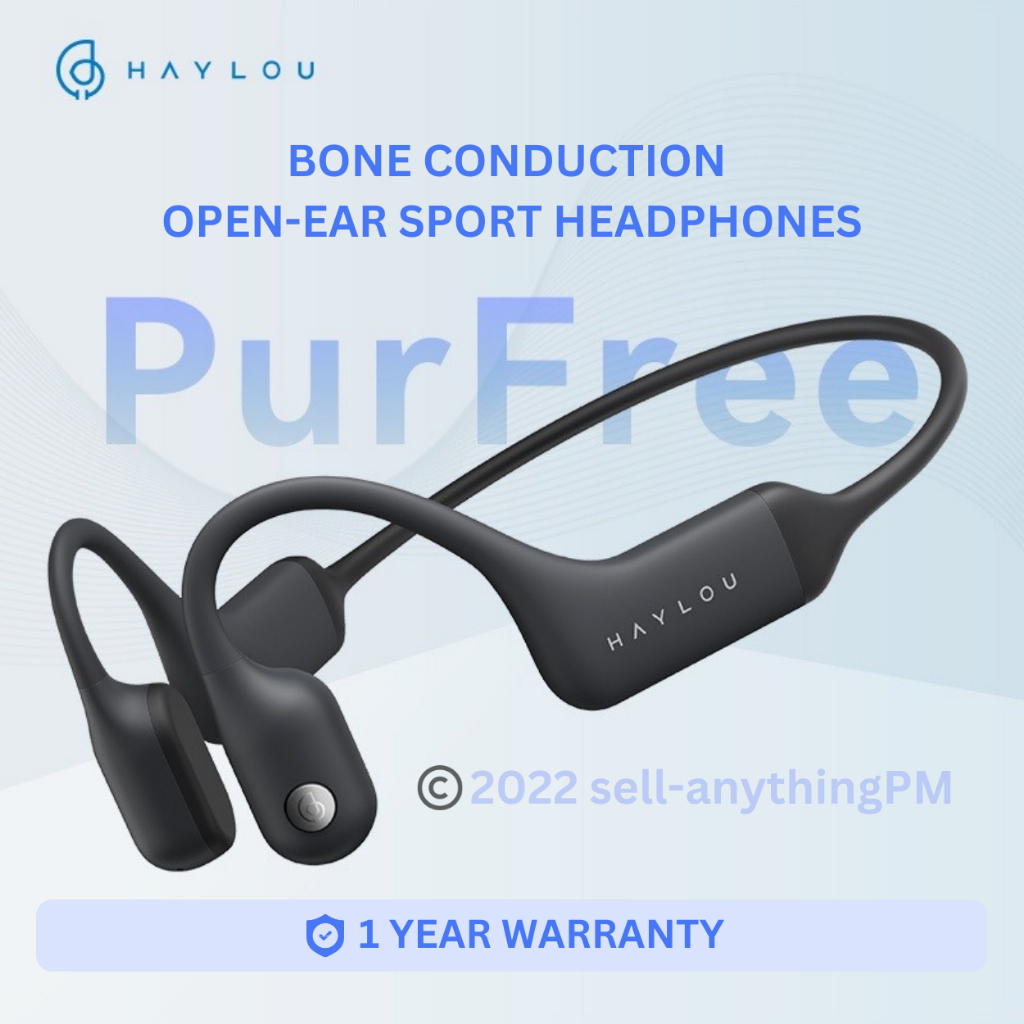 Jual Haylou PurFree BC01 Bone Conduction Headphone Open-Ear Wireless ...
