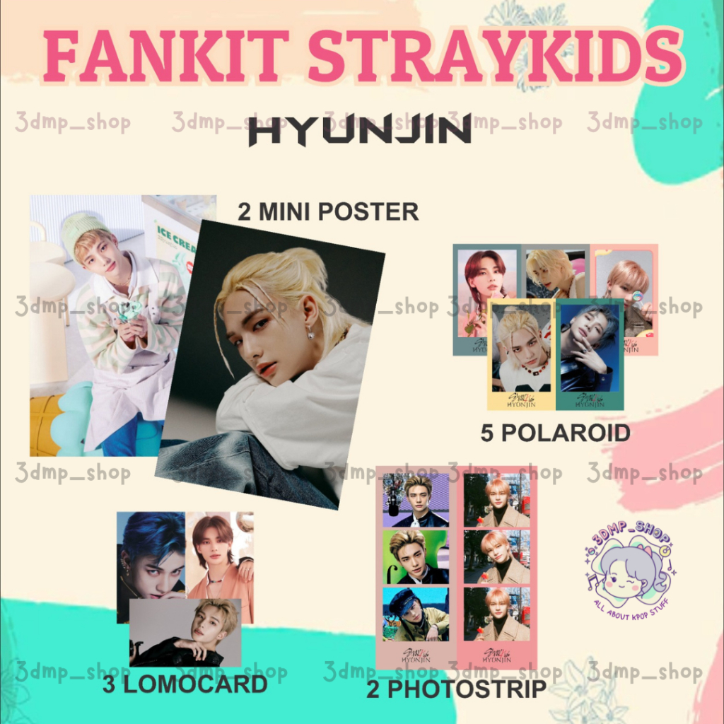 Jual Paket Fankit Fangirl Stray Kids Han Ji-Sung, Hyunjin, Lee Know ...