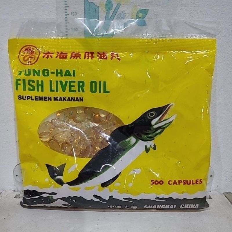 Jual TUNGHAI FISH LIVER OIL minyak ikan TUNG HAI 500kapsul Shopee