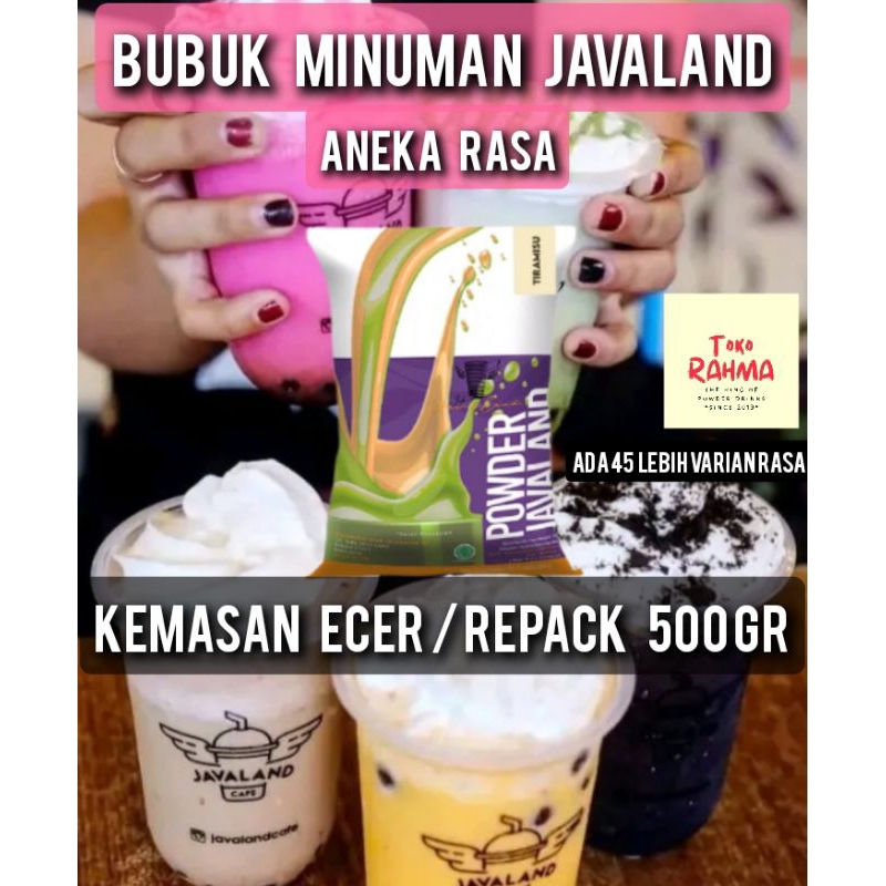 Jual Javaland Bubuk Minuman Aneka Rasa Kemasan Gr Serbuk Powder Minuman Kekinian Javaland