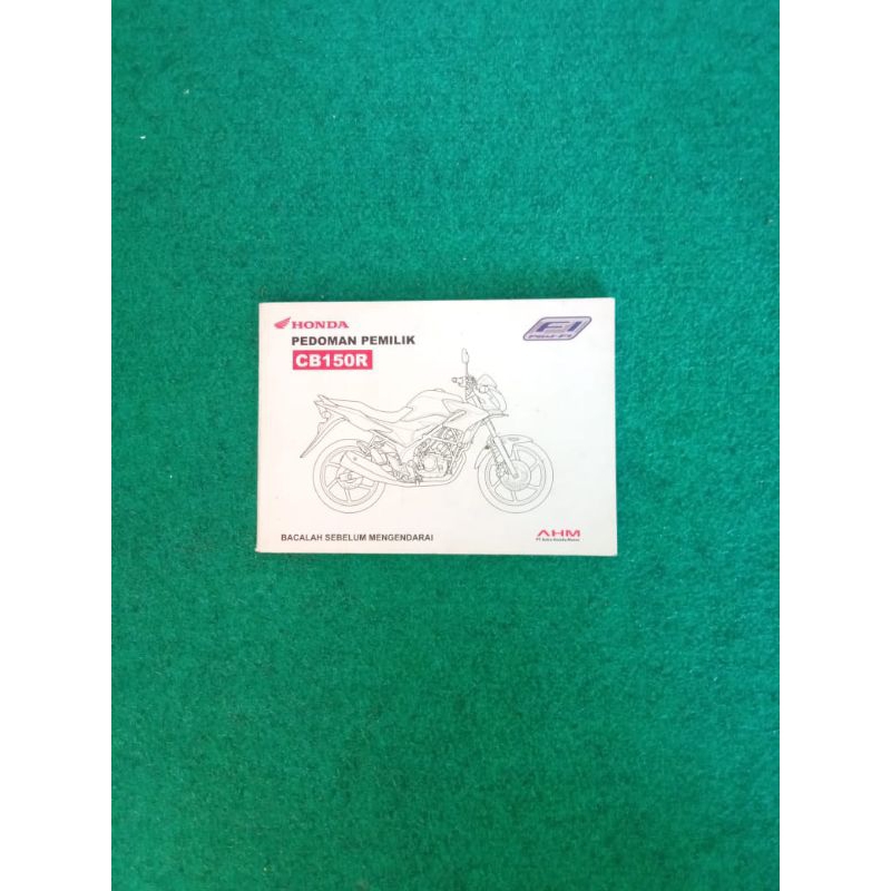 Jual Buku Manual Pedoman Pemilik Honda CB150R Shopee Indonesia