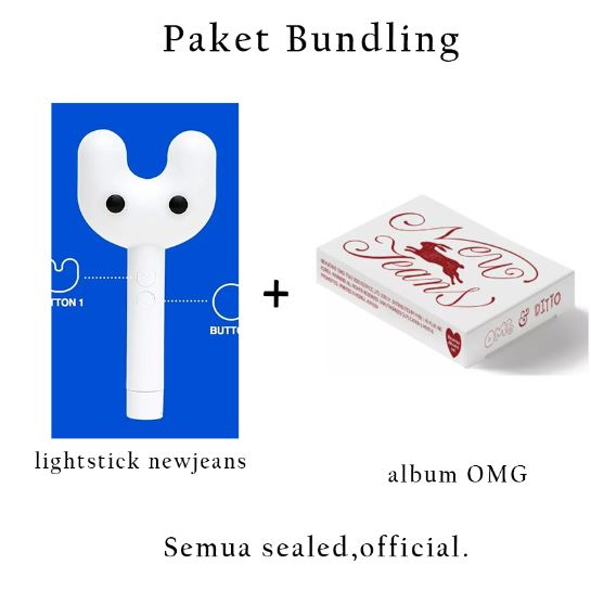 Jual NewJeans - OFFICIAL LIGHT STICK / LIGHTSTICK Binky Bong | Shopee ...