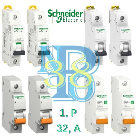 Jual Mcb Schneider Phase A Mcb P A Tipe Dom Domaer Sni Shopee Indonesia