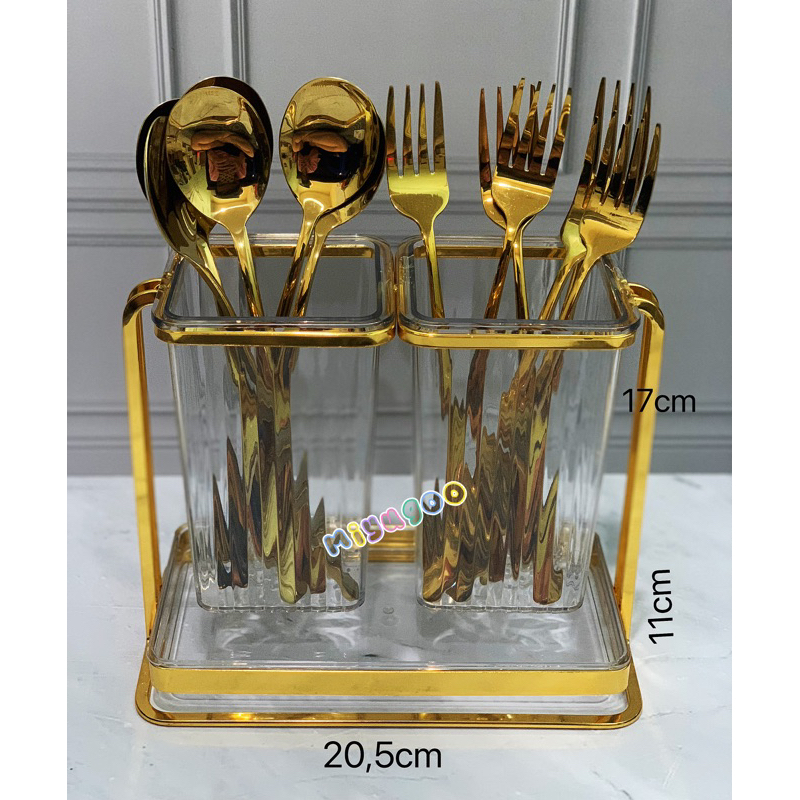 Jual Cultery Holder / Tempat Sendok & Dapur / Rak Organizer Dapur ...