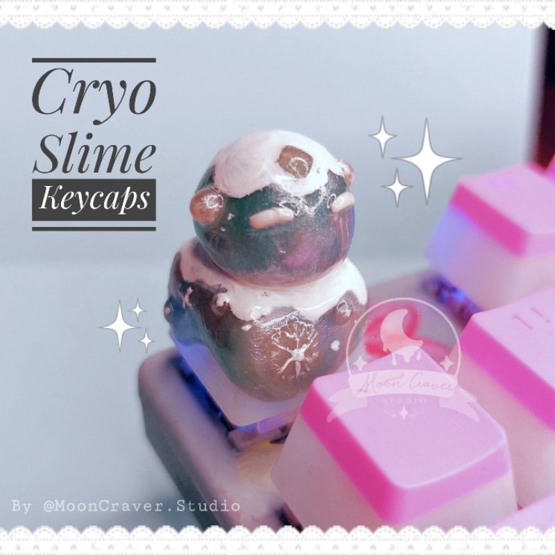 Jual Artisan Keycaps Cryo Slime Genshin Impact | Shopee Indonesia