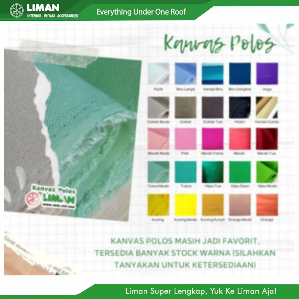 Jual Kain Kanvas polos / kanvas warna | Shopee Indonesia