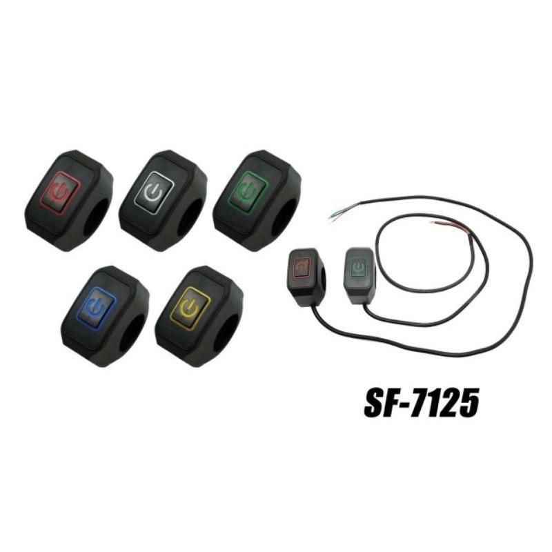 Jual SAKLAR / HOLDER / TOMBOL ON OFF STANG MOTOR LAMPU NYALA WATERPROOF ...