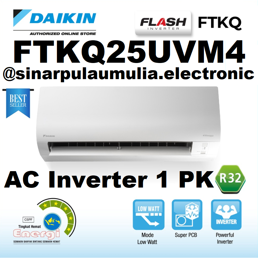 Jual Daikin Ac Flash Inverter Pk Ftkq Uvm Ftkq Uvm Uvm Uvm Uvm Ftkq