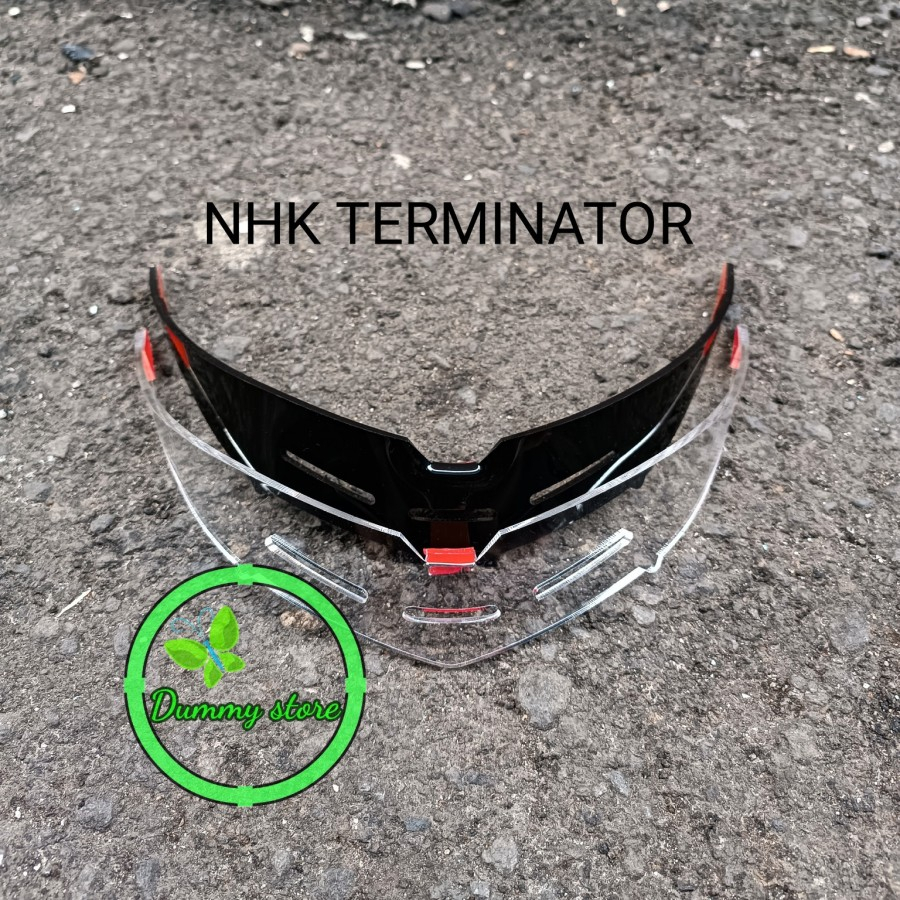 Jual Spoiler Helm NHK TERMINATOR AKRILIK | TEBAL 3MM / SPOILER NHK ...