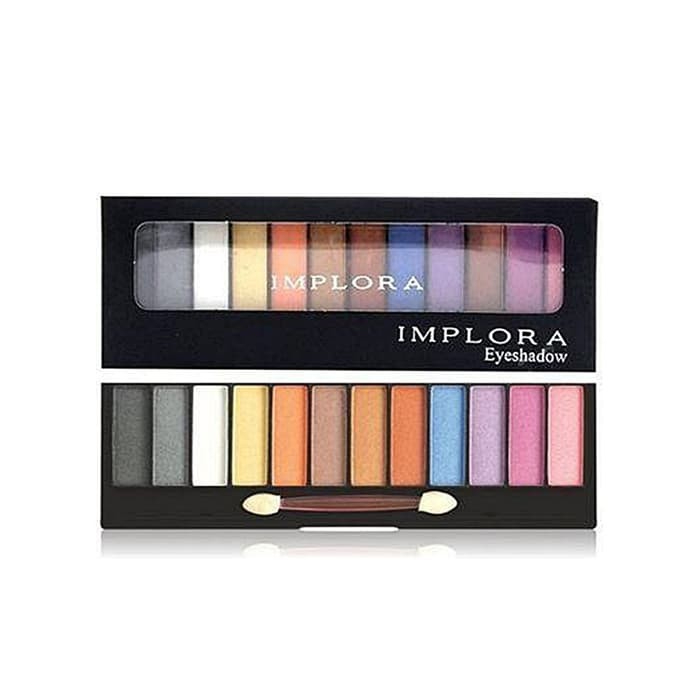 Jual IMPLORA Eyeshadow Palette + Blush On (7007 / 7602 / 7669B / 7669D
