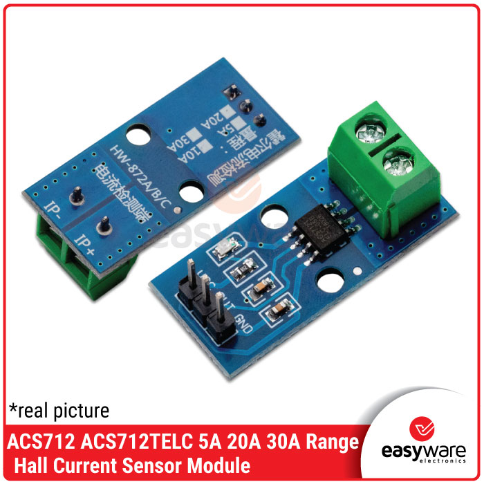 Jual Acs712 5a 20a 30a Hall Current Sensor Module Acs712telc Sensor