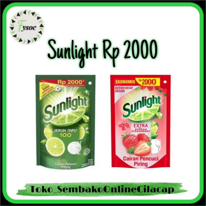 Jual SUNLIGHT RP 2000 | JERUK NIPIS DAN KOREAN STRAWBERRY | Shopee ...
