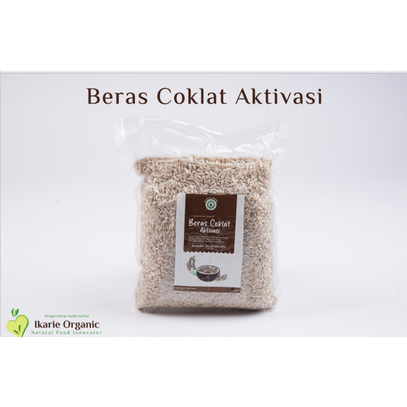 Jual Beras Cokelat Aktivasi Ikarie Organic By Dr Herlin 1kg Shopee