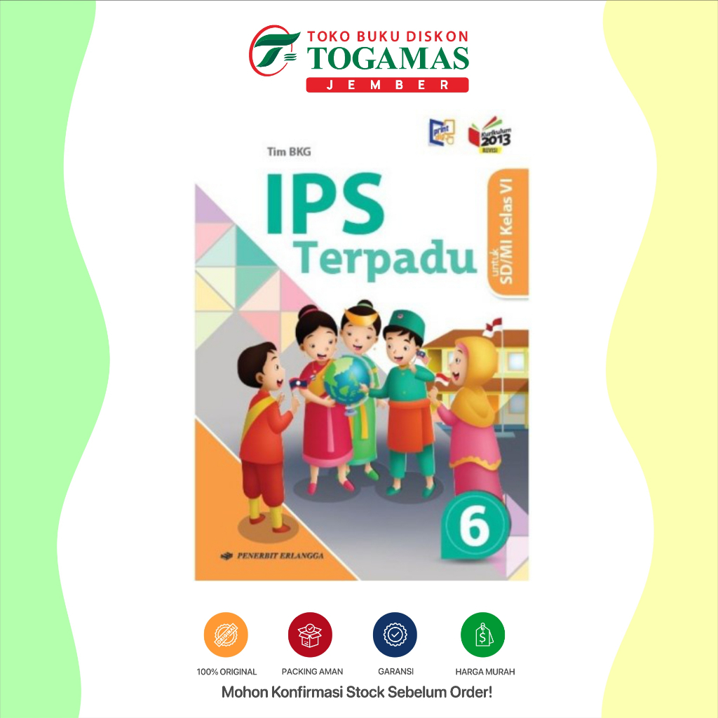 Jual Buku Pelajaran Ips Terpadu Sd Mi Kelas Kurikulum Edisi Revisi Print Digital Shopee