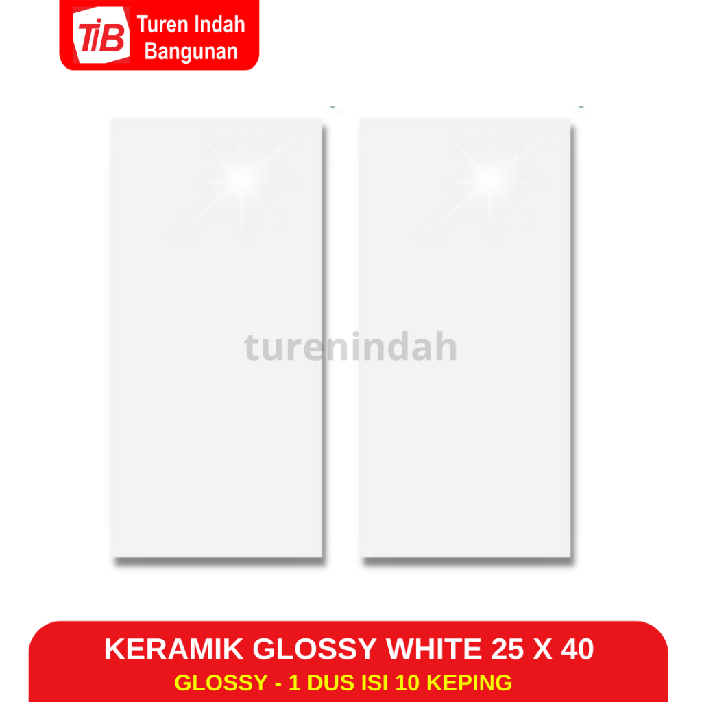 Jual keramik glosy white 25 x 40 keramik dinding keramik dapur