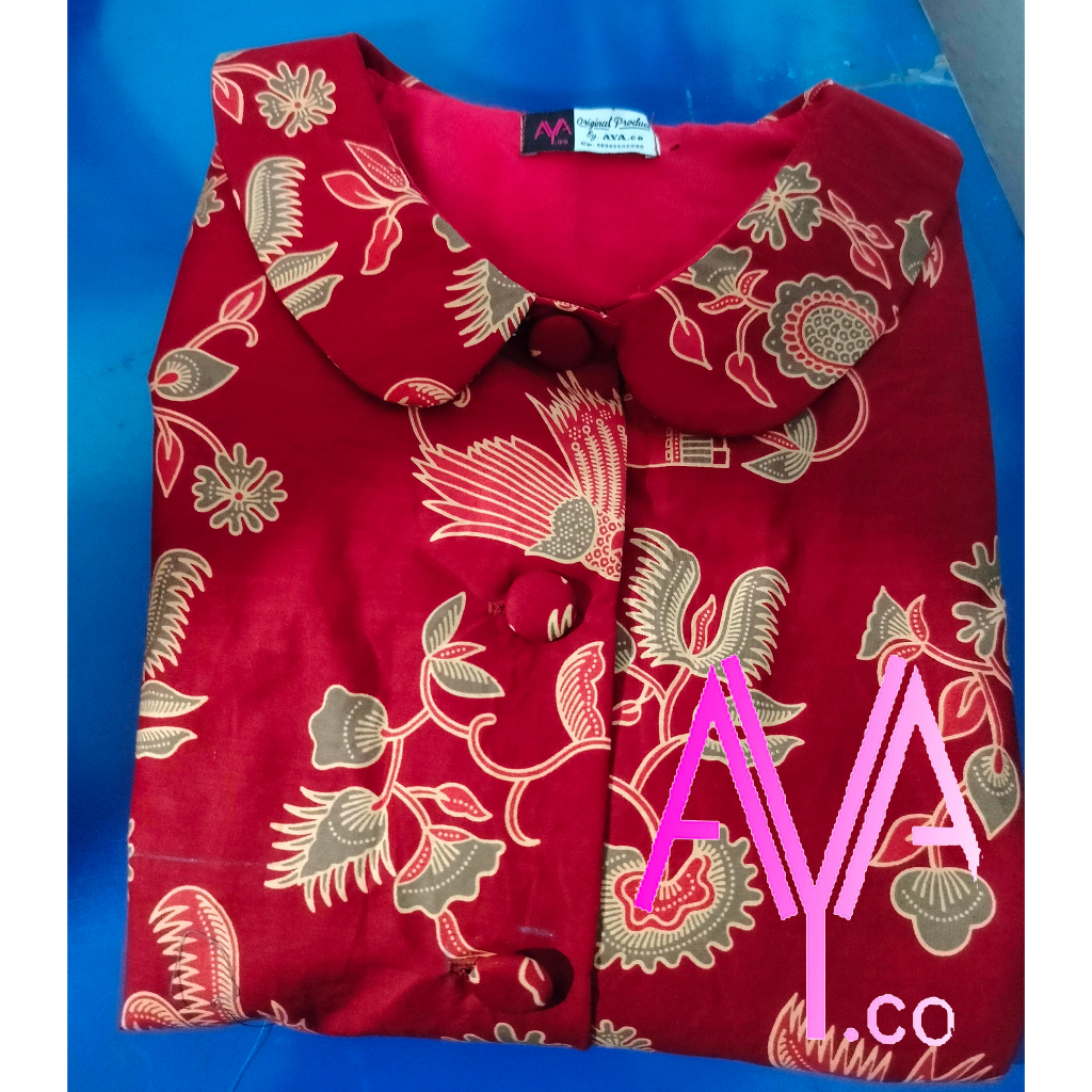Jual Seragam Batik Dharma Wanita Persatuan DWP full furing free masker ...