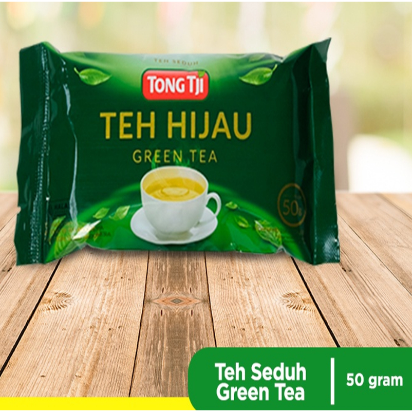 Jual Tong Tji Teh Hijau Green Tea Teh Seduh Tubruk 50G | Shopee Indonesia