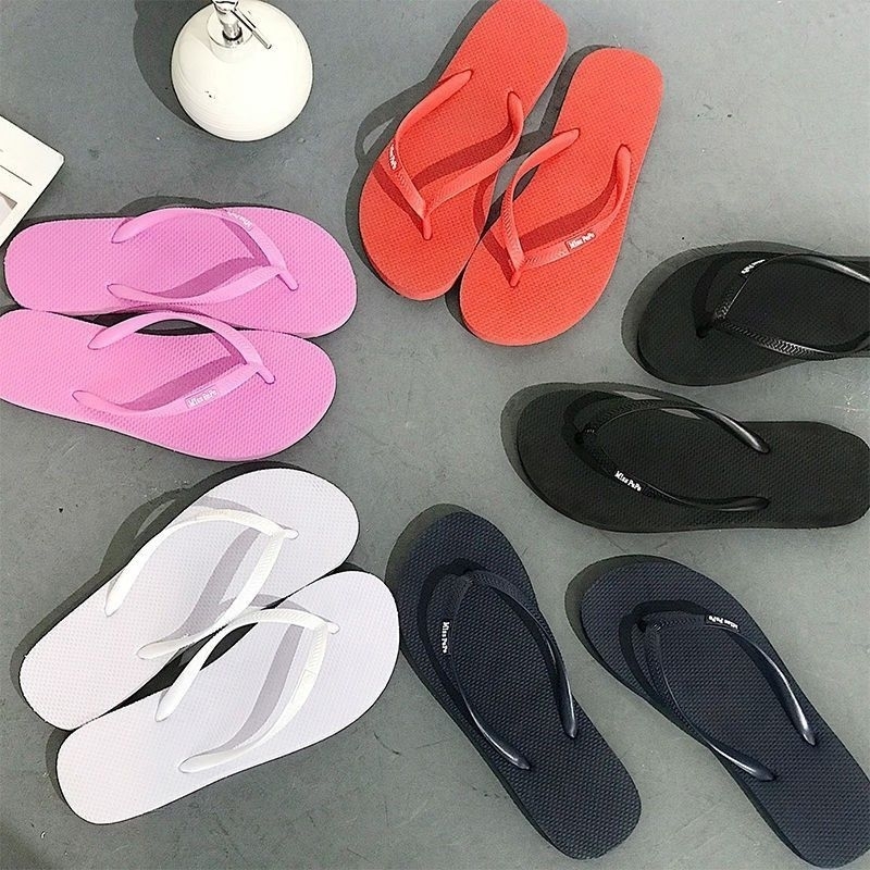 Jual Sandal Jepit Polos Wanita Dewasa Sandal Cantik Murah Merah Pink