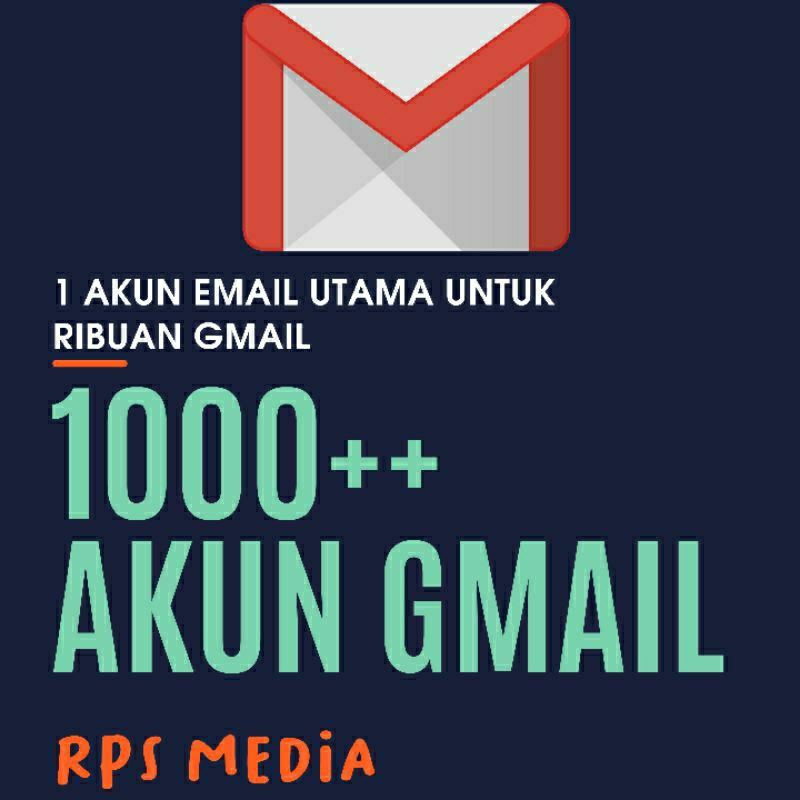 Jual 1000++ AKUN GMAIL 1 AKUN EMAIL UTAMA UNTUK RIBUAN EMAIL | Shopee ...