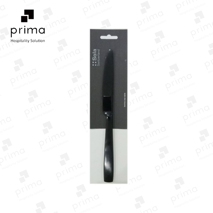 Jual Pisau Makan Dinner Knife Gaya Black All Satin - Sola Switzerland ...