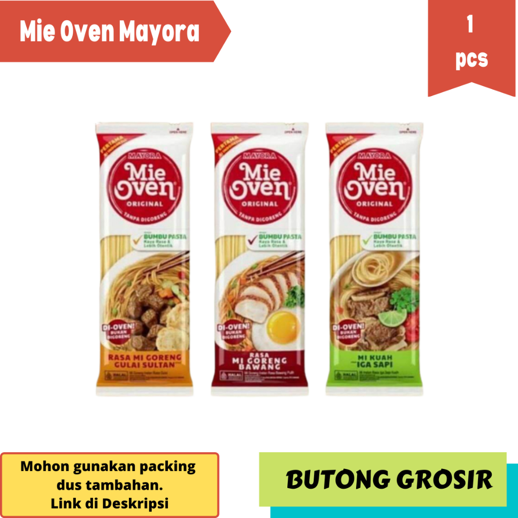 Jual Mie Oven Mayora Rasa Mie Goreng Bakar Mie Kuah Iga Sapi Mie