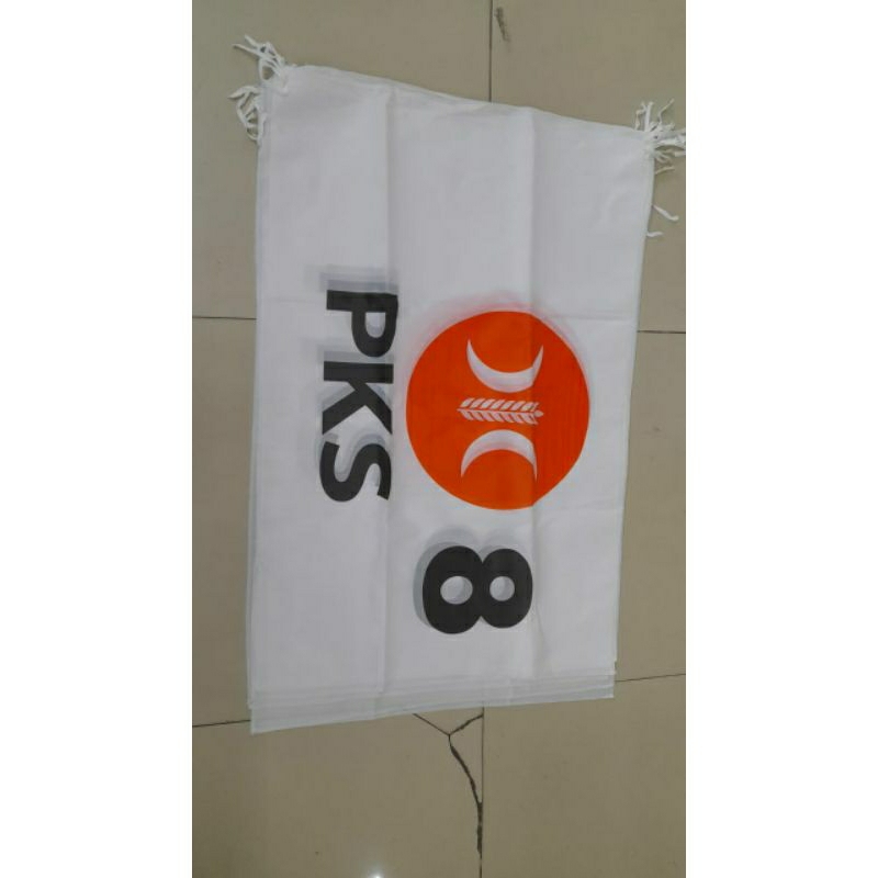 Jual BENDERA PARTAI PKS 80X120CM BENDERA PARTAI KEADILAN SEJAHTERA ...