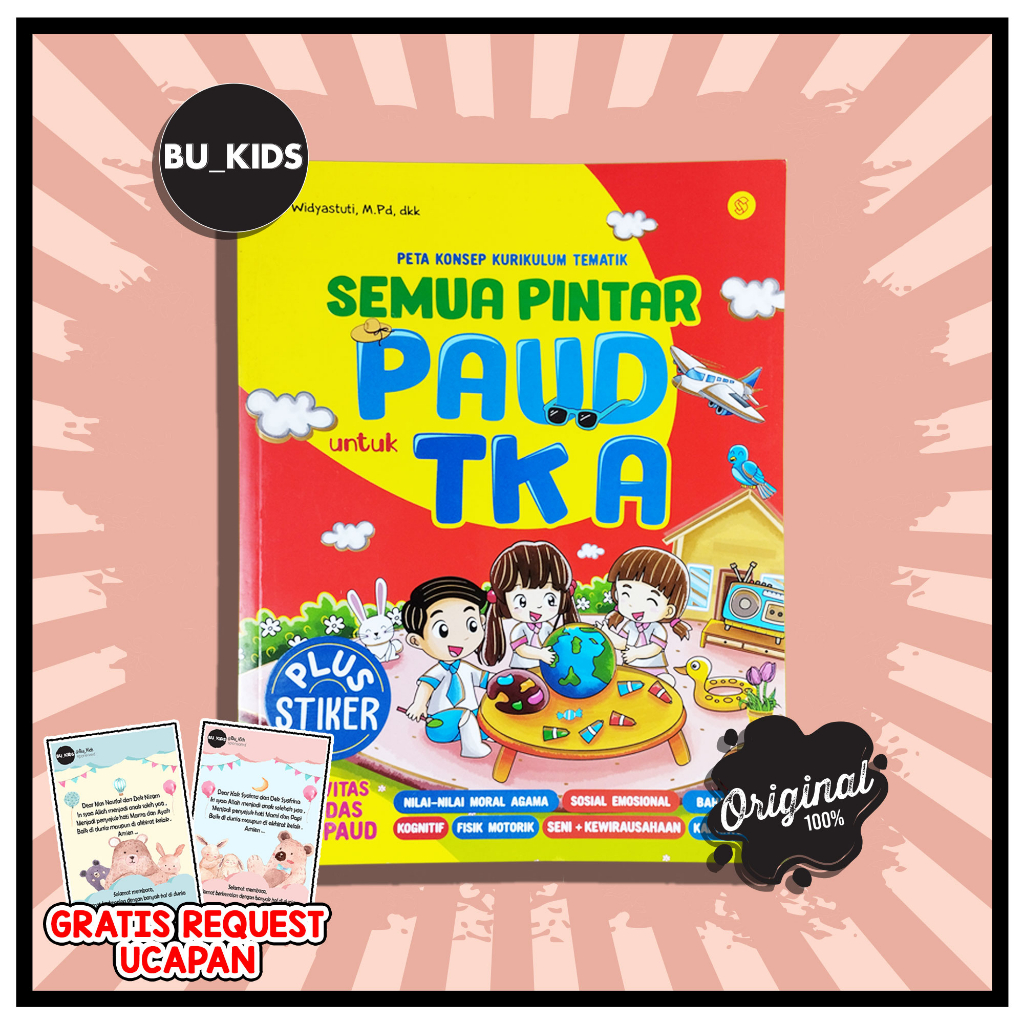 Jual Buku Anak Tk Paud Peta Konsep Kurikulum Tematik Semua Pintar Untuk