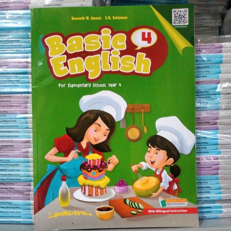 Jual Buku Basic English Kelas 4 Penerbit Yudistira Kurikulum Merdeka