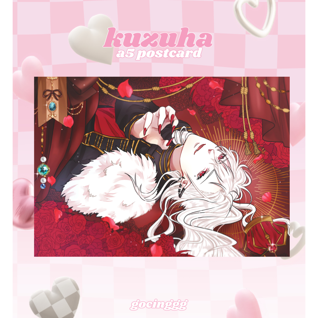 Jual Nijisanji Jp Kuzuha A6 Postcard Shopee Indonesia