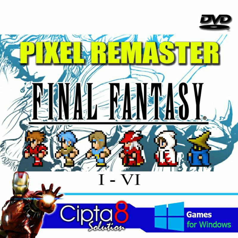 Jual FINAL FANTASY I-VI BUNDLE: PIXEL REMASTER + BONUS DLCS + FONT ...